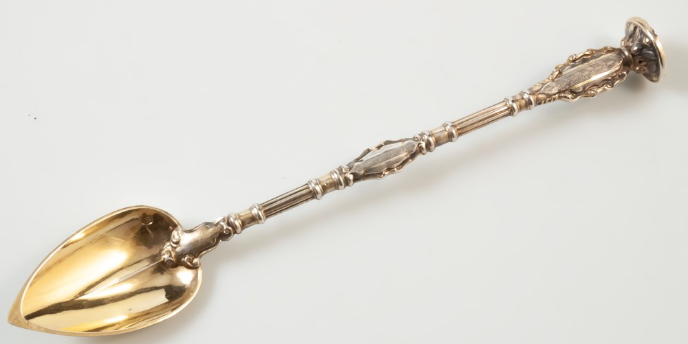 Minerva Silver And Vermeil Medicine Spoon