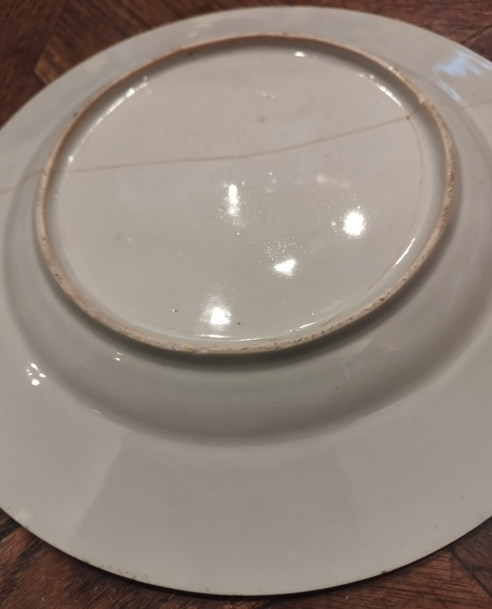 Assiette en porcelaine de chine 18eme-photo-2