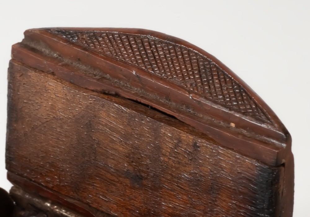 Impressive Corozo Nut Snuffbox Circa 1800-photo-5