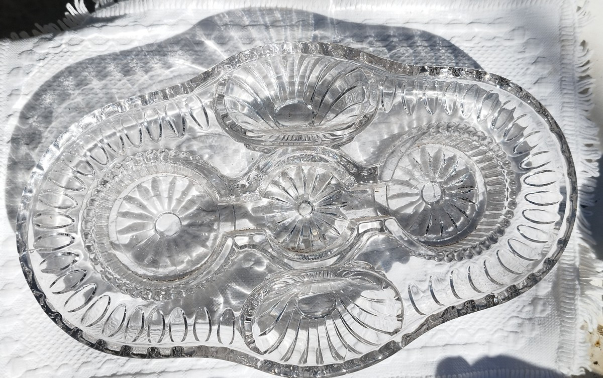 Huilier Moutardier Salerons In Glass / Crystal-photo-3