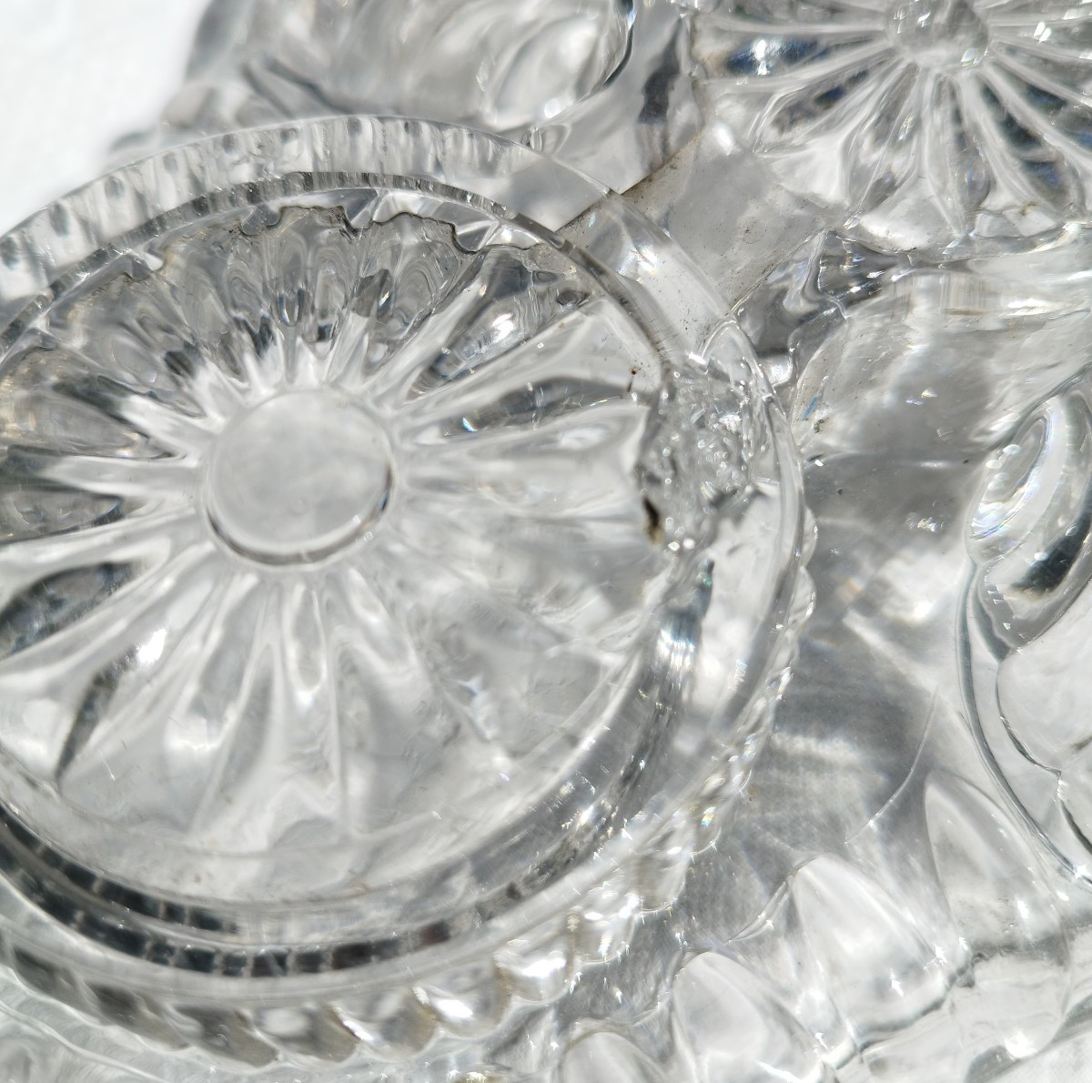 Huilier Moutardier Salerons In Glass / Crystal-photo-1