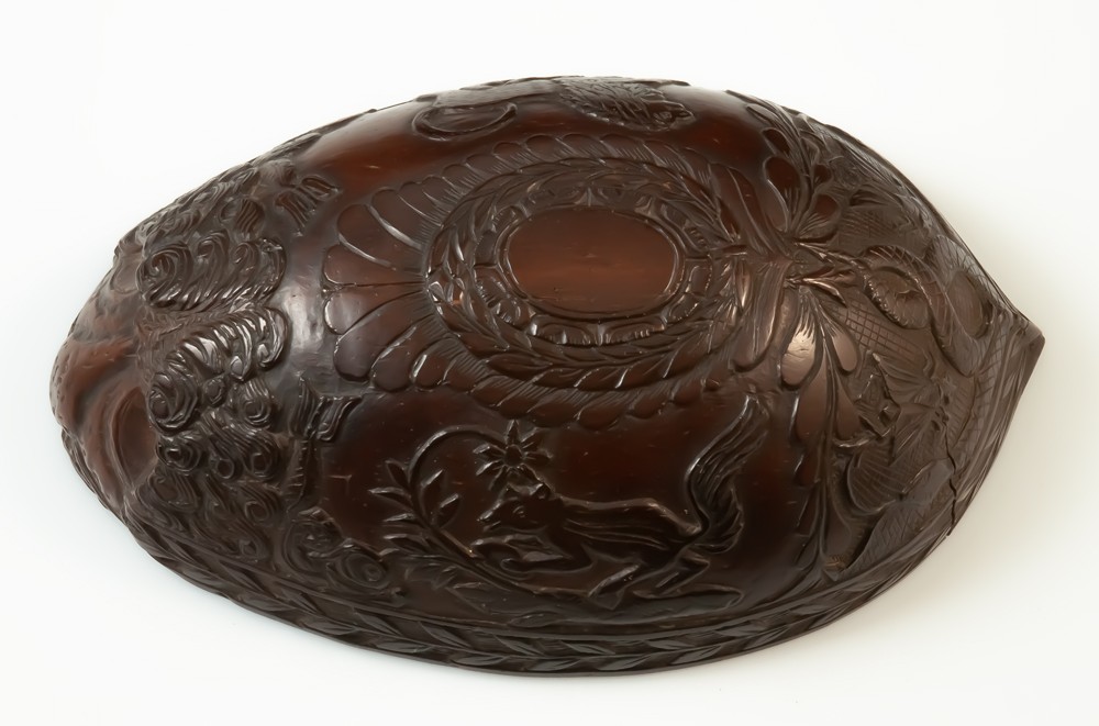 Half Corozo Nut With Naturalist Design Escutcheon-photo-3