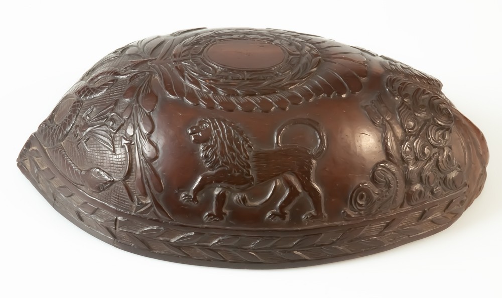 Half Corozo Nut With Naturalist Design Escutcheon-photo-2