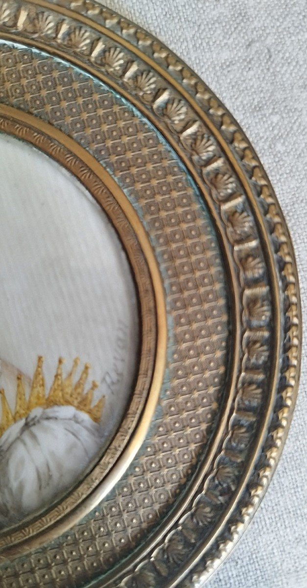 Miniature Portrait Of Empress Marie Louise Wife Of Napoleon-photo-4