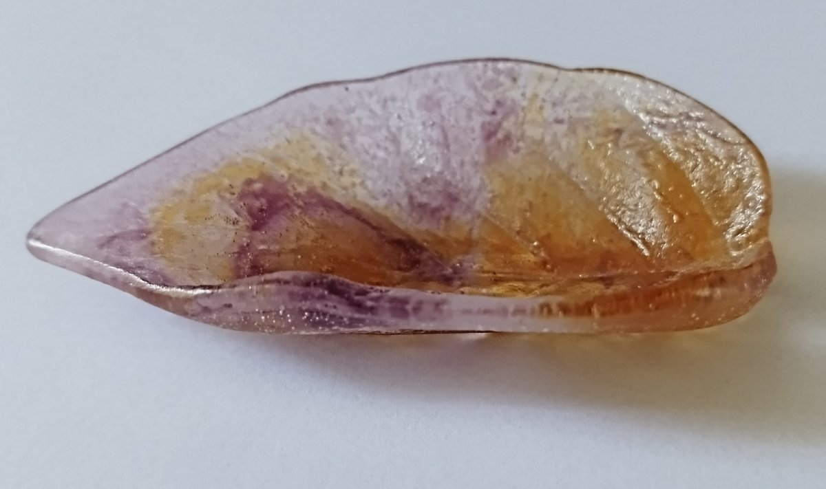 Coupe baguier en pâte de verre Daum France-photo-1