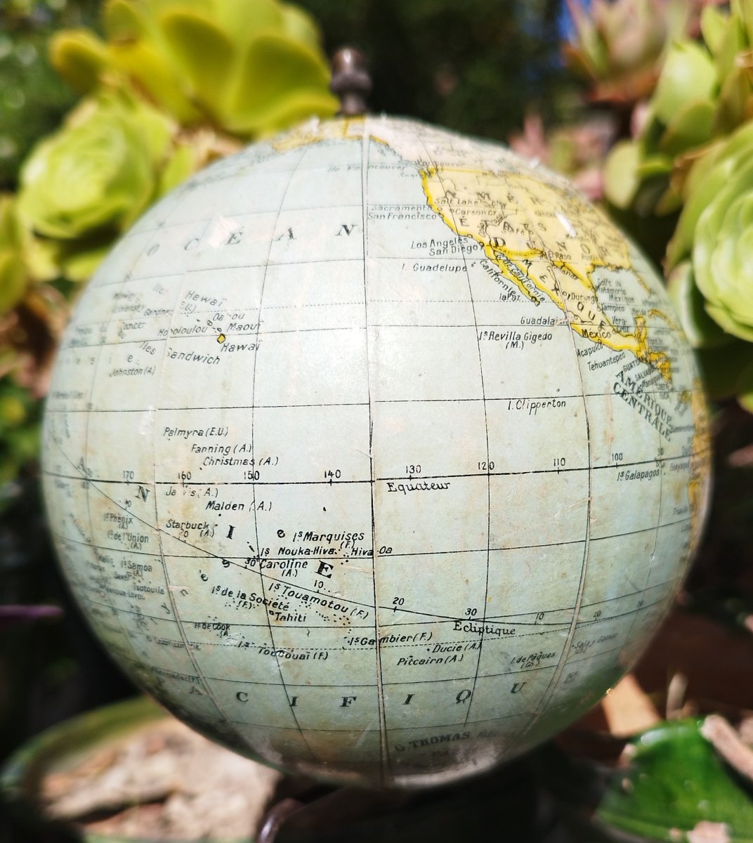 Globe terrestre Thomas petite taille-photo-1