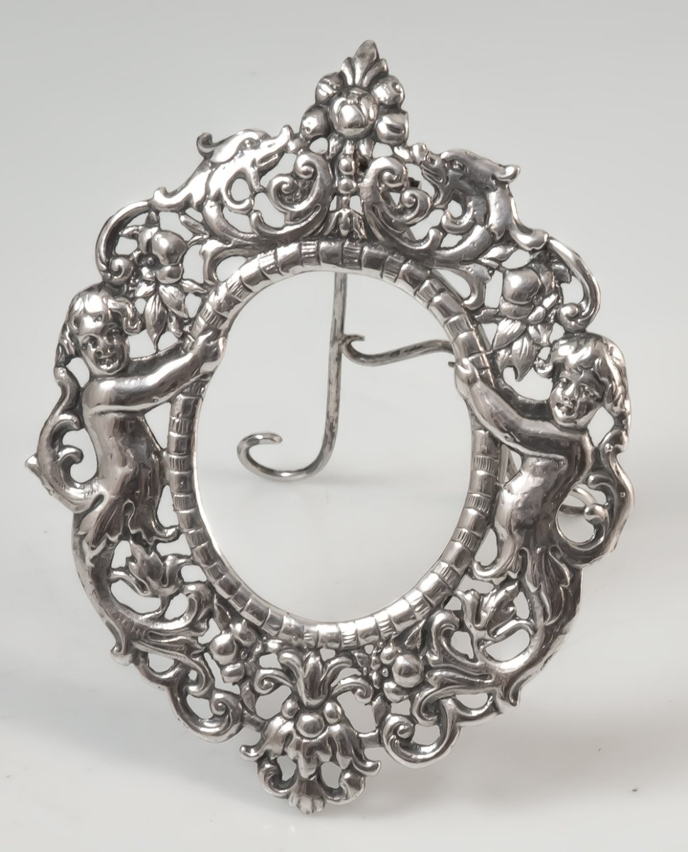 Baroque Photo Frame With Silver Putti-photo-2