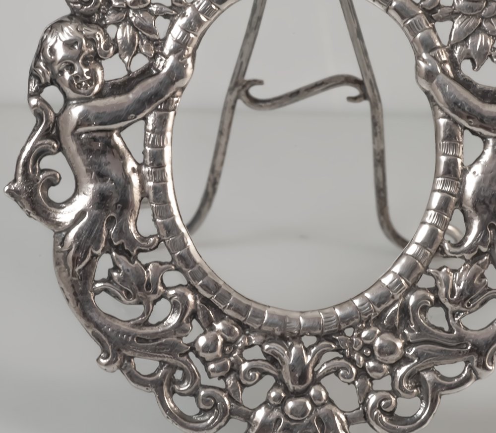 Baroque Photo Frame With Silver Putti-photo-1