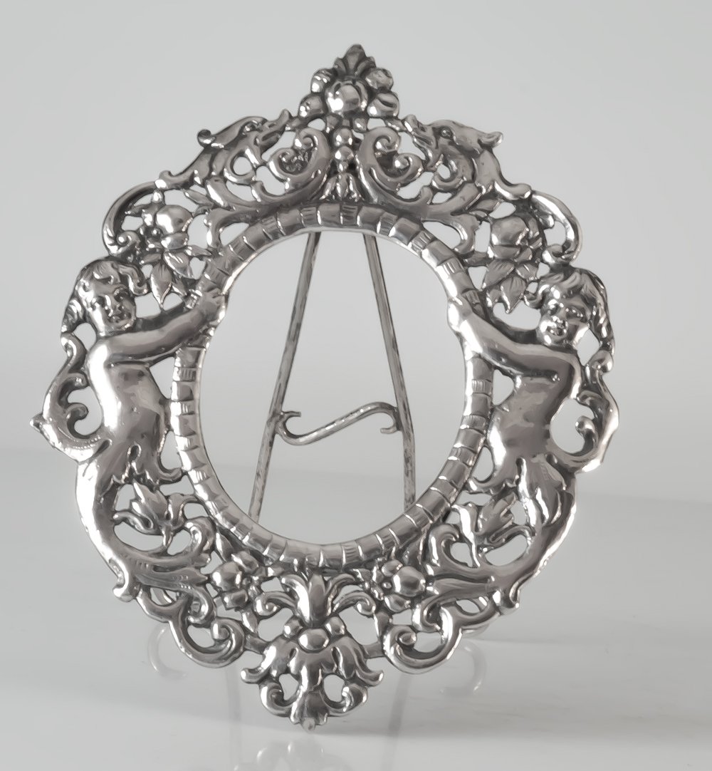 Baroque Photo Frame With Silver Putti