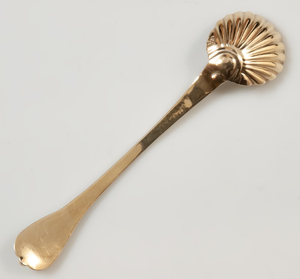Long Silver-plated Salt/seasoning/mustard Spoon-photo-4
