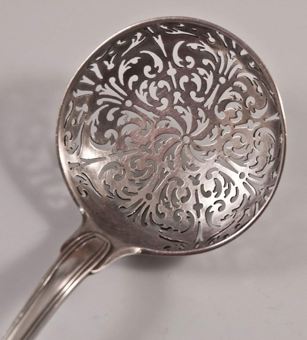 18th Century Sterling Silver Sugar Spoon-photo-2