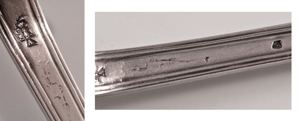 18th Century Sterling Silver Sugar Spoon-photo-3