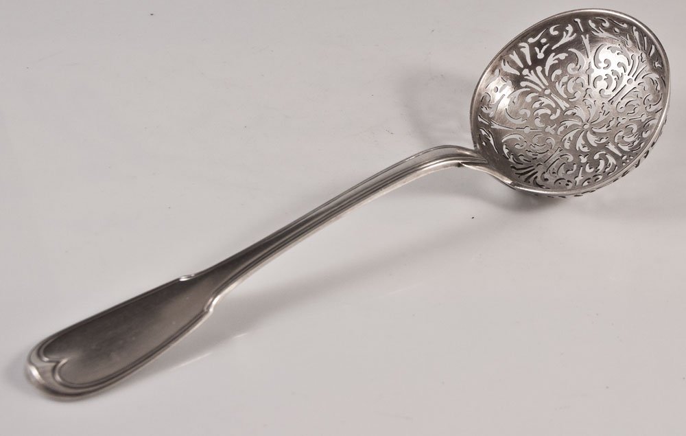 18th Century Sterling Silver Sugar Spoon