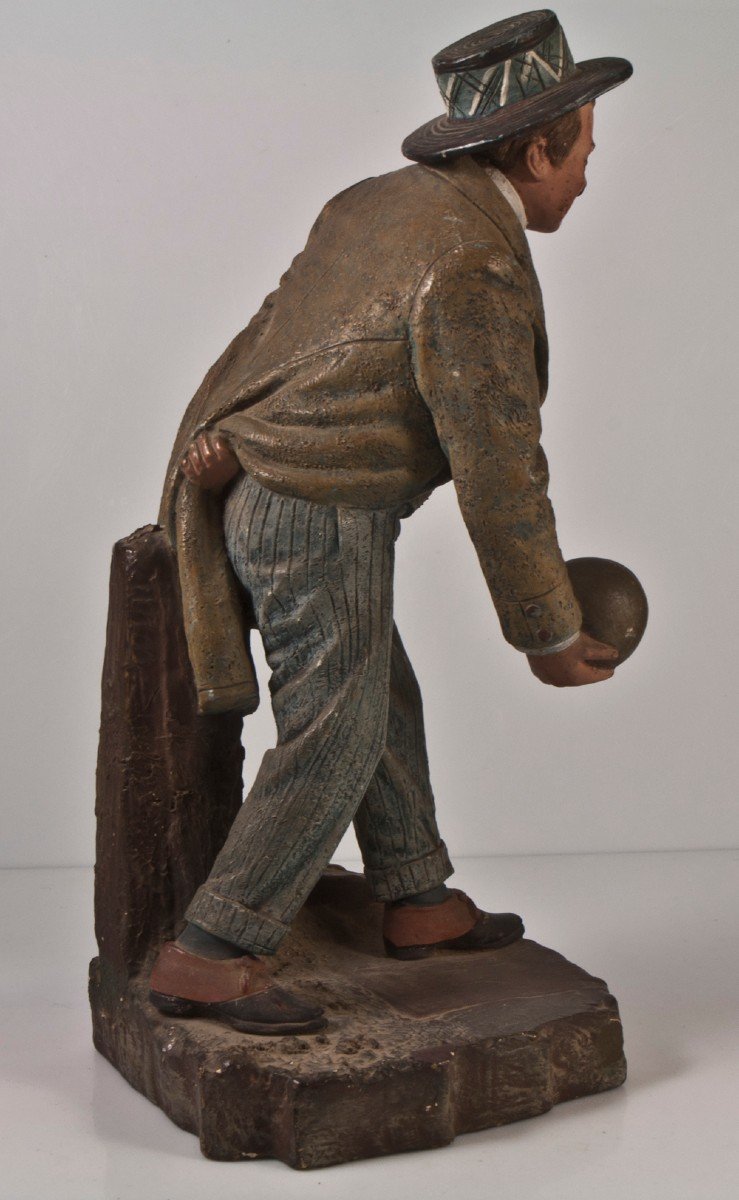 Bernard Bloch Terracotta Bowling Dandy / Bowling Game-photo-1