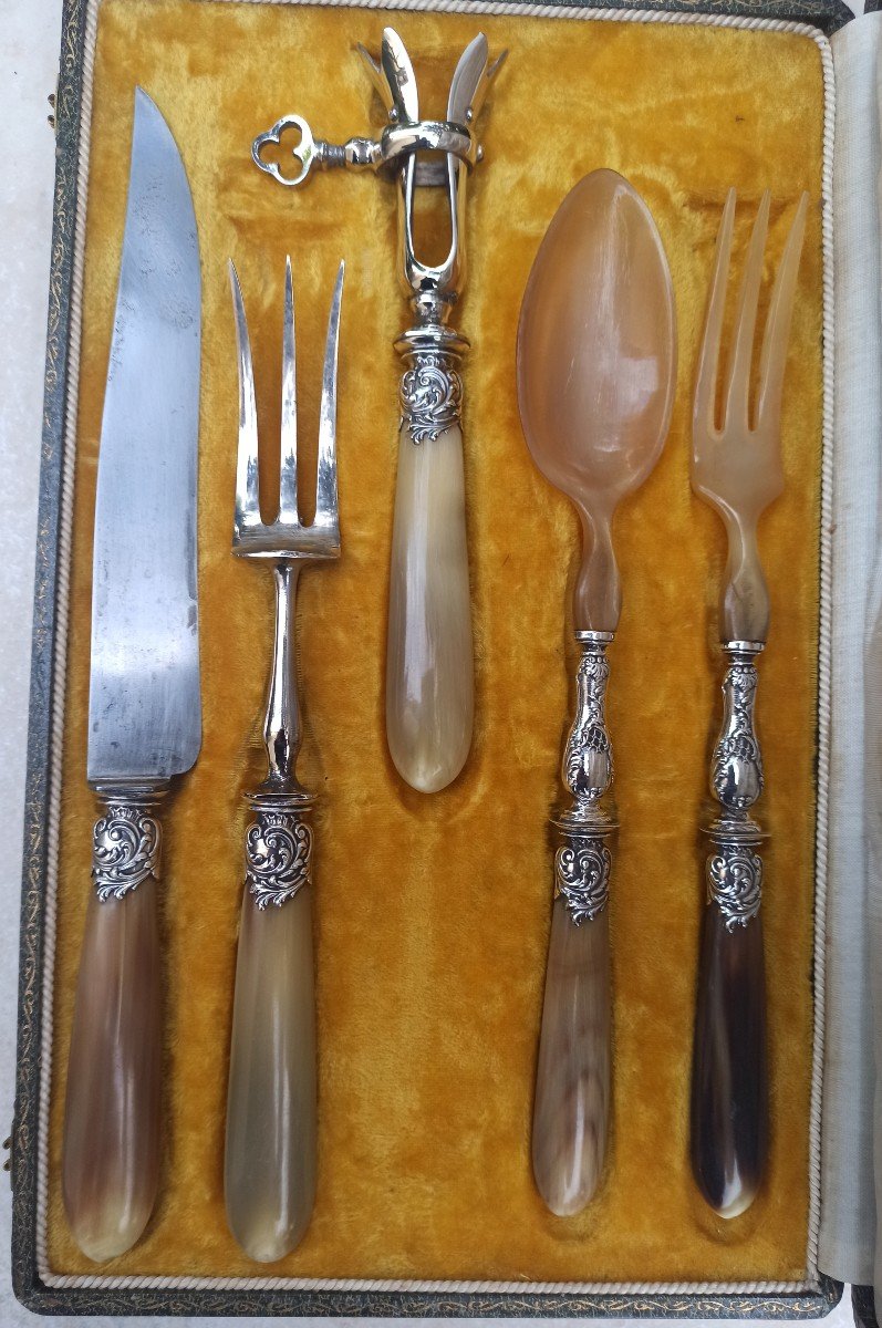 Horn Handle Serving Cutlery-photo-2