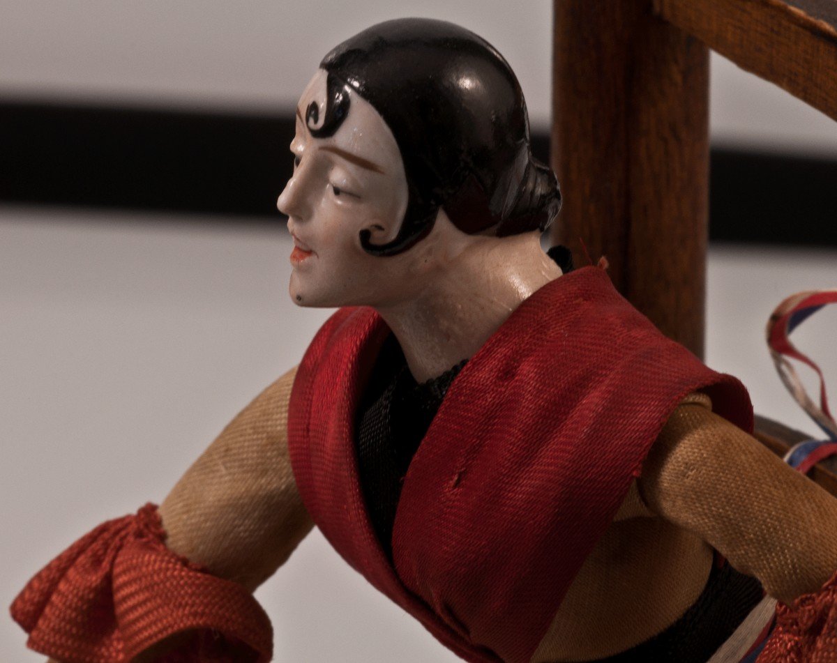 Art Deco Half Figurine Doll-photo-3