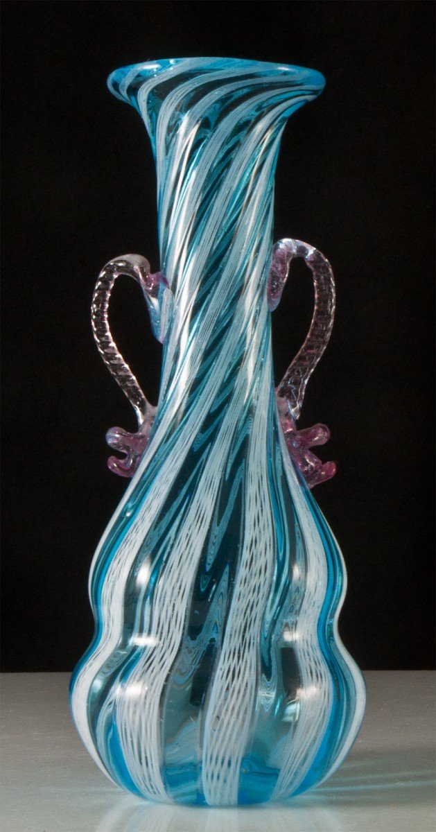 Vase En Verre Filé Murano