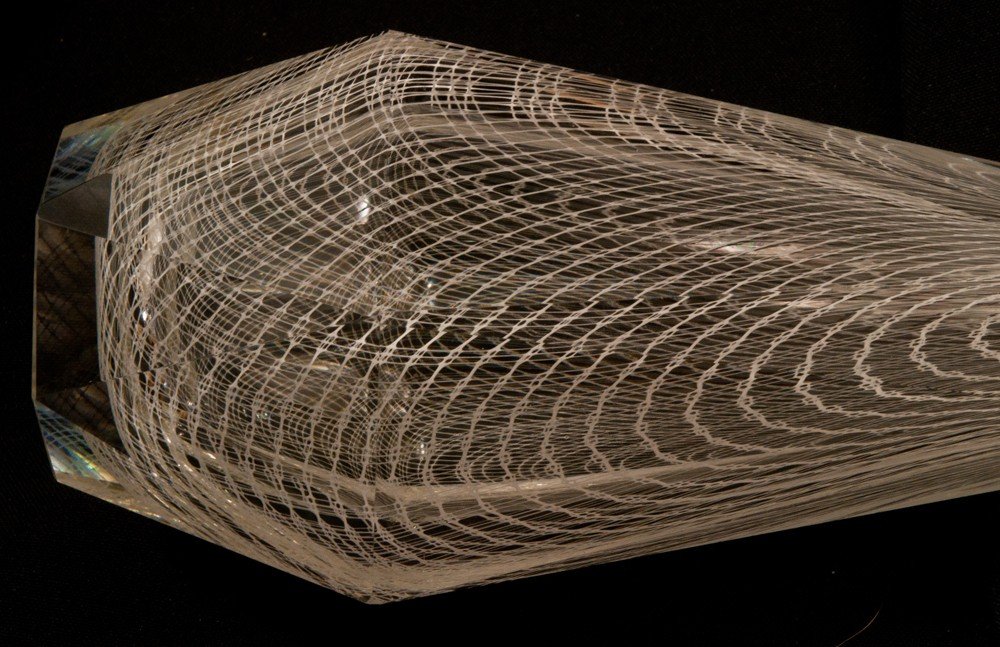 Vase Moderniste En Verre Murano-photo-2