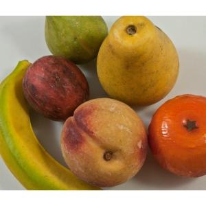 6 Marble Fruits