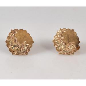 18 Carat Gold Cufflinks 