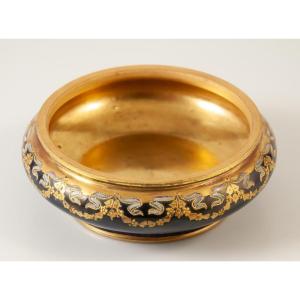 André Golse (1844-1937) : Coupe Vide Porche En Porcelaine / Marque Sèvres