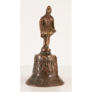 Clochette De Table En Bronze F. ...mony Me Fecit Anno 1669