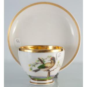 6 Porcelain Bird Mugs 