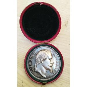 Silver Medal Napoleon III Emperor
