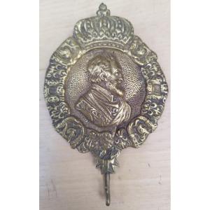porte miniature en bronze henri IV