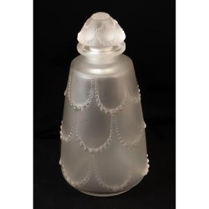 René Lalique flacon à parfum en verre modèle Perles LOT2