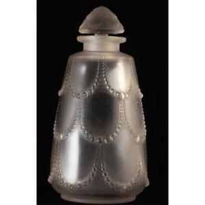 René Lalique flacon à parfum en verre modèle Perles LOT3