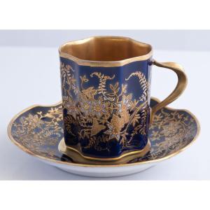 Limoges Blue Oven Coffee/moka Cup