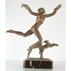 Max le Verrier femme et bouquetins " Escapade "de Fayral