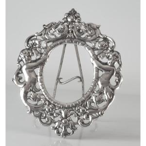 Baroque Photo Frame With Silver Putti