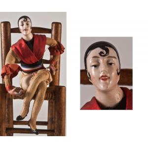 Art Deco Half Figurine Doll