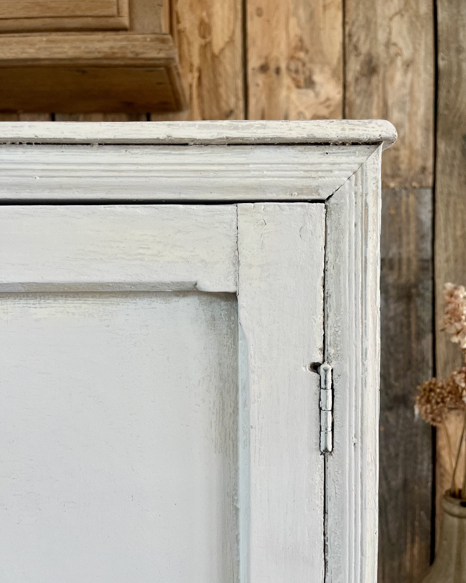 Large Medicine Cabinet / Patinated Bedside Table)-photo-5