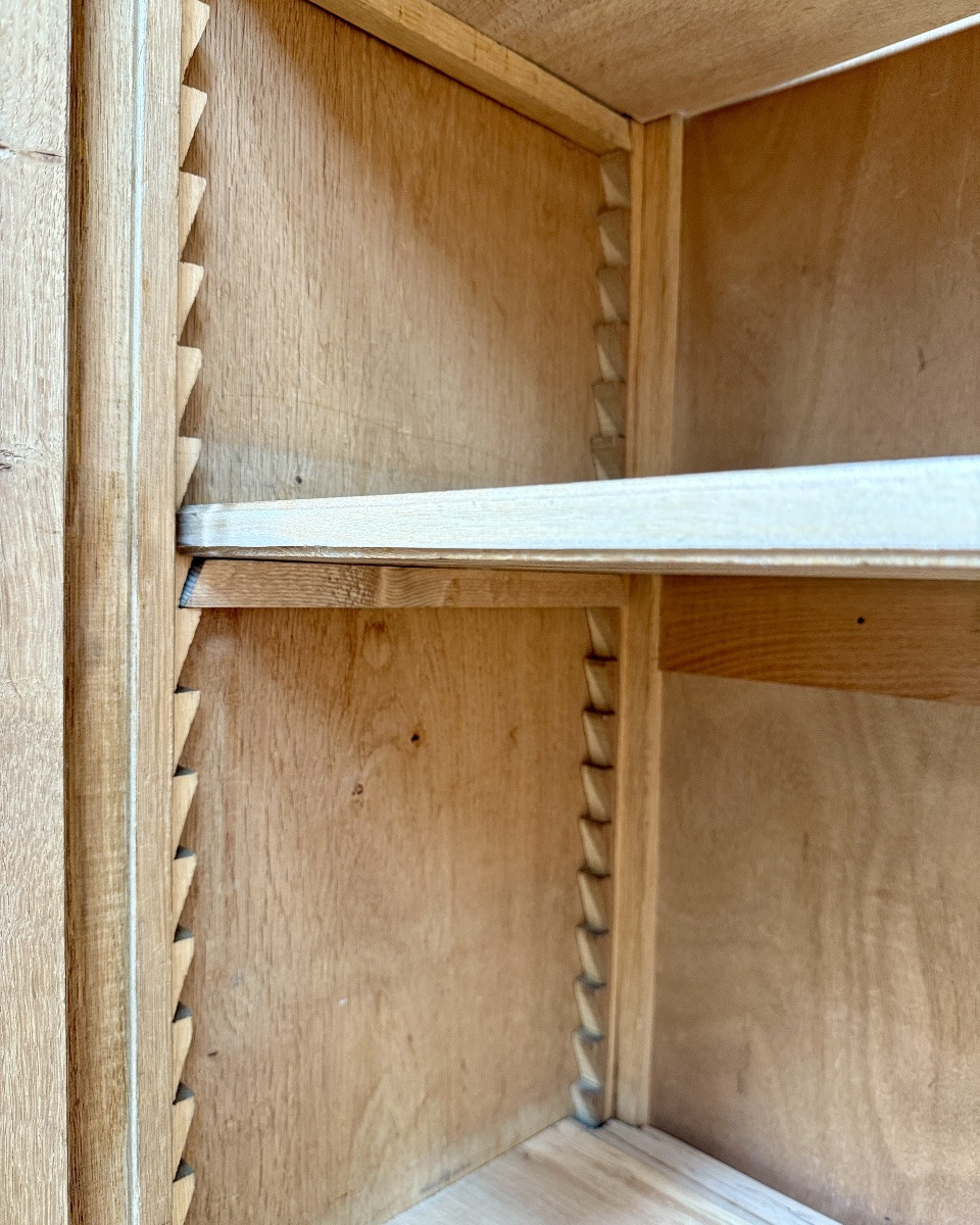 Large Parisian Glass Wardrobe (renovated)-photo-3