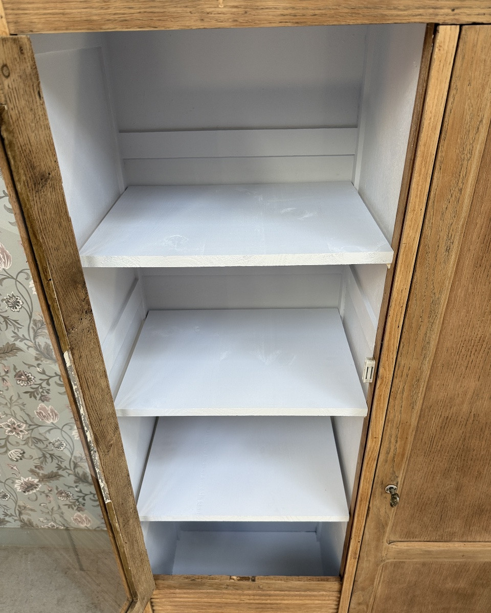 Armoire vitrine avec penderie-photo-4