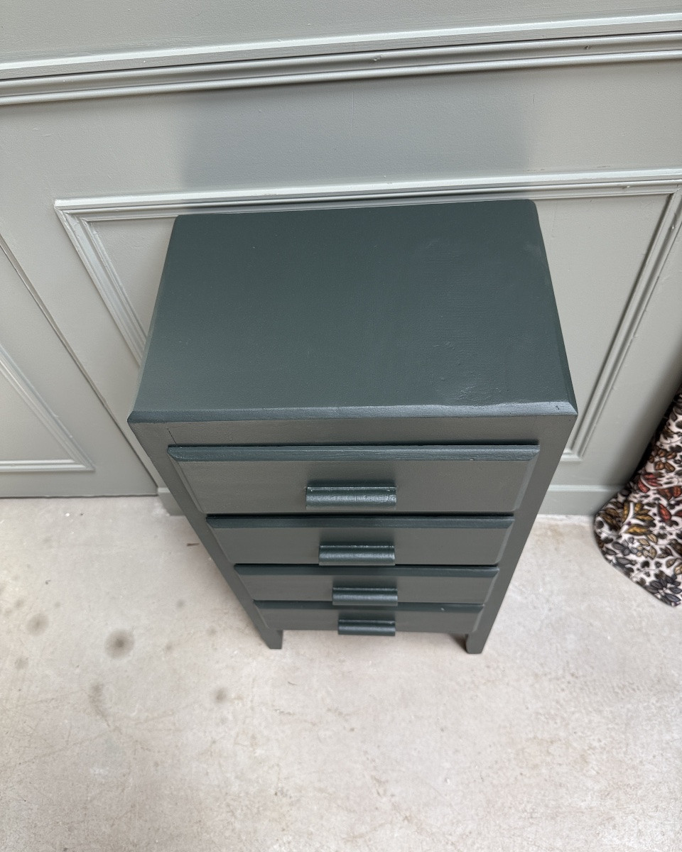 Small Vintage Chest Of Drawers (renovated)-photo-4