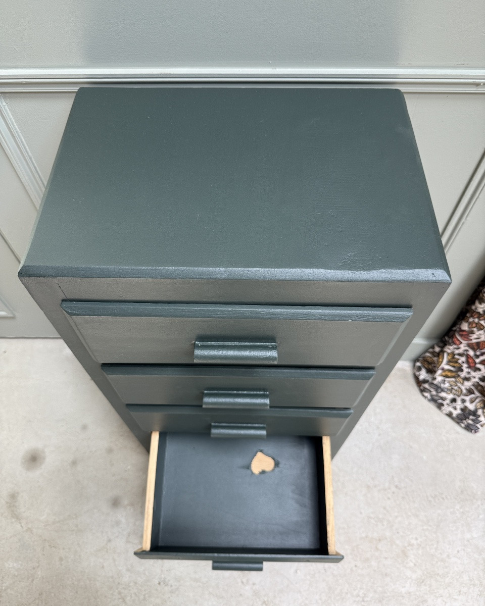 Small Vintage Chest Of Drawers (renovated)-photo-7