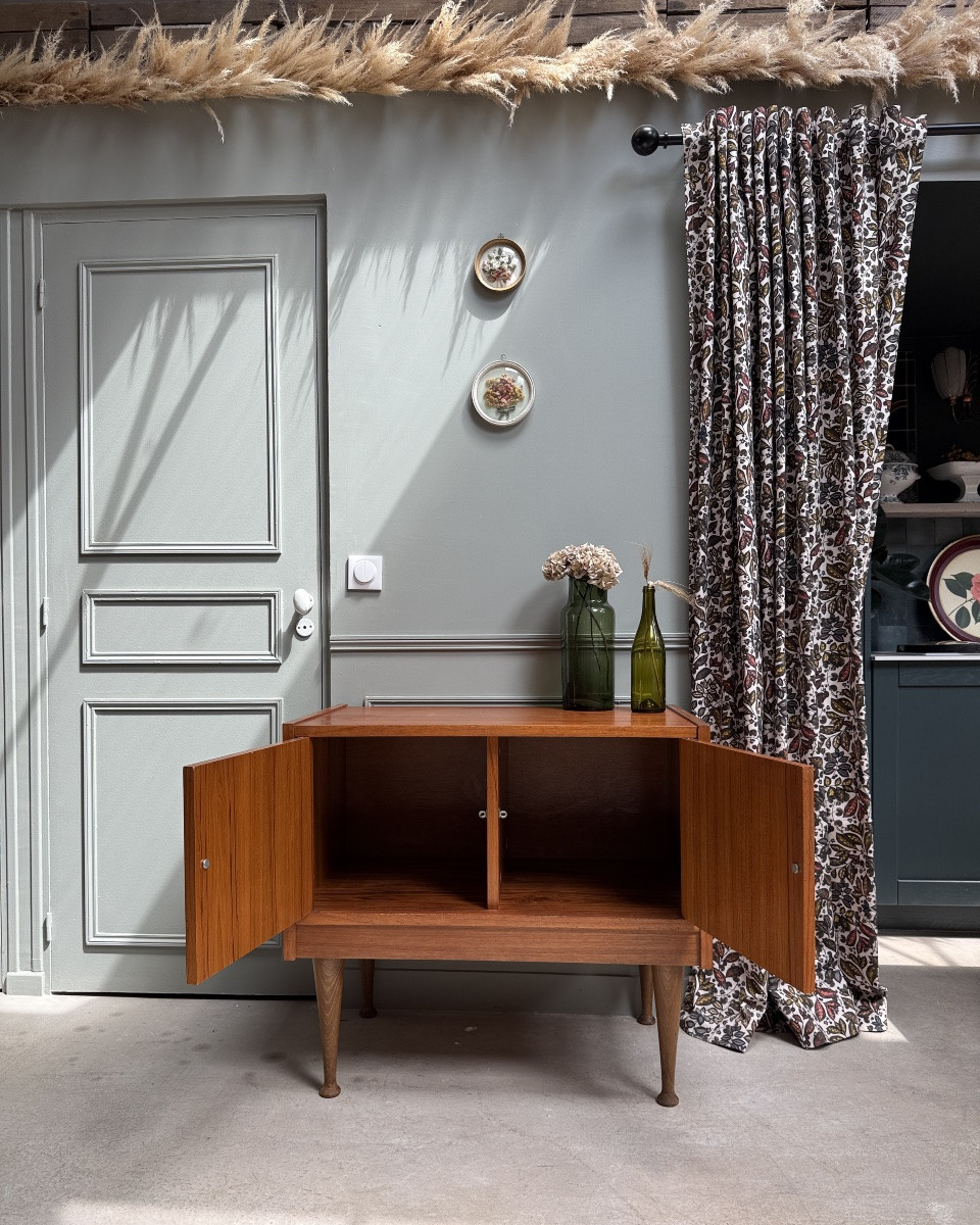 Buffet scandinave en teck-photo-2
