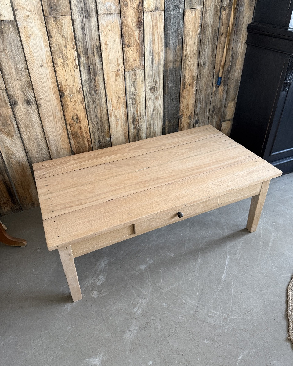 Large Farmhouse Coffee Table (refurbished)-photo-2