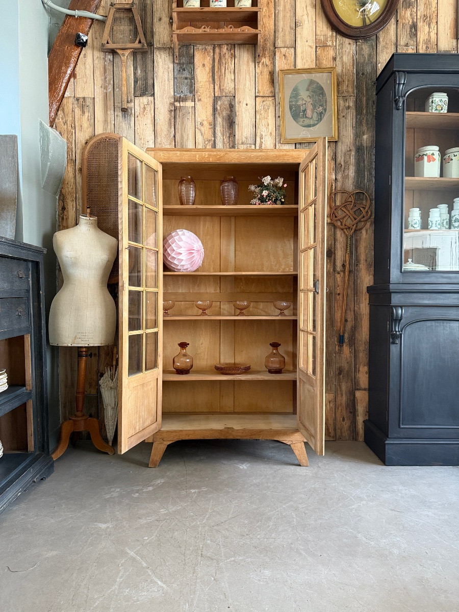 Oak Display Case From The 50s (renovated)-photo-2
