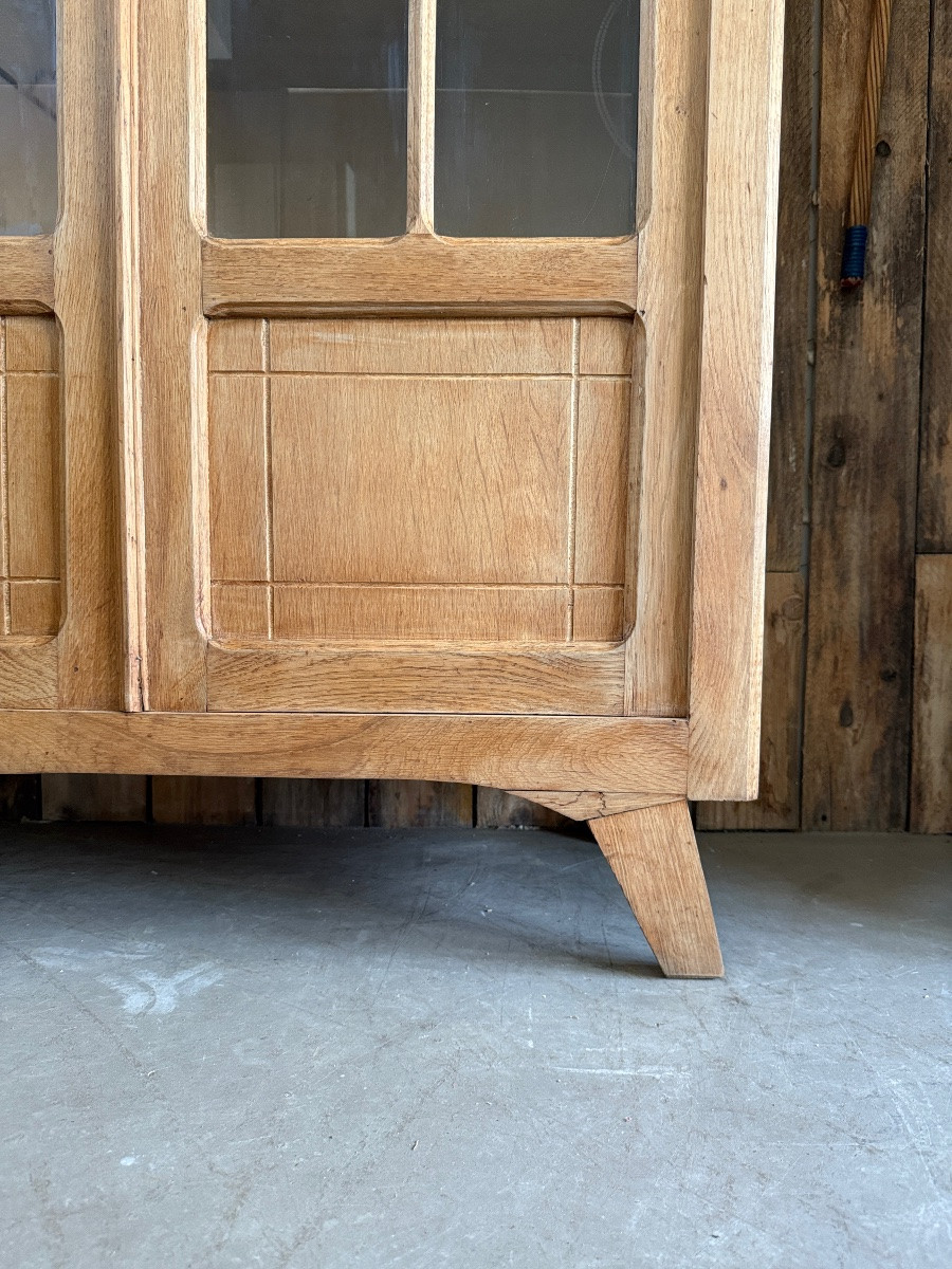 Oak Display Case From The 50s (renovated)-photo-4
