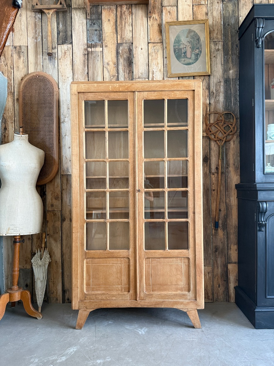 Oak Display Case From The 50s (renovated)-photo-8