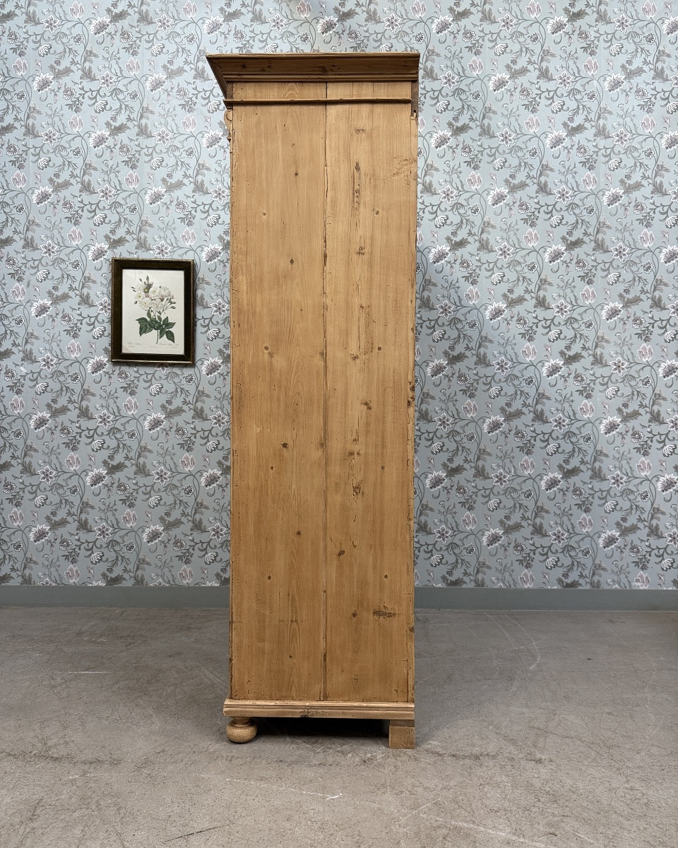 Grande armoire anglaise en pin massif (rénovée)-photo-3