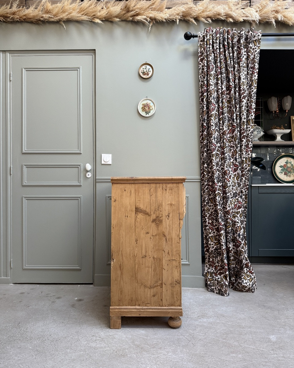 English Jam Cupboard In Solid Pine (renovated)-photo-1