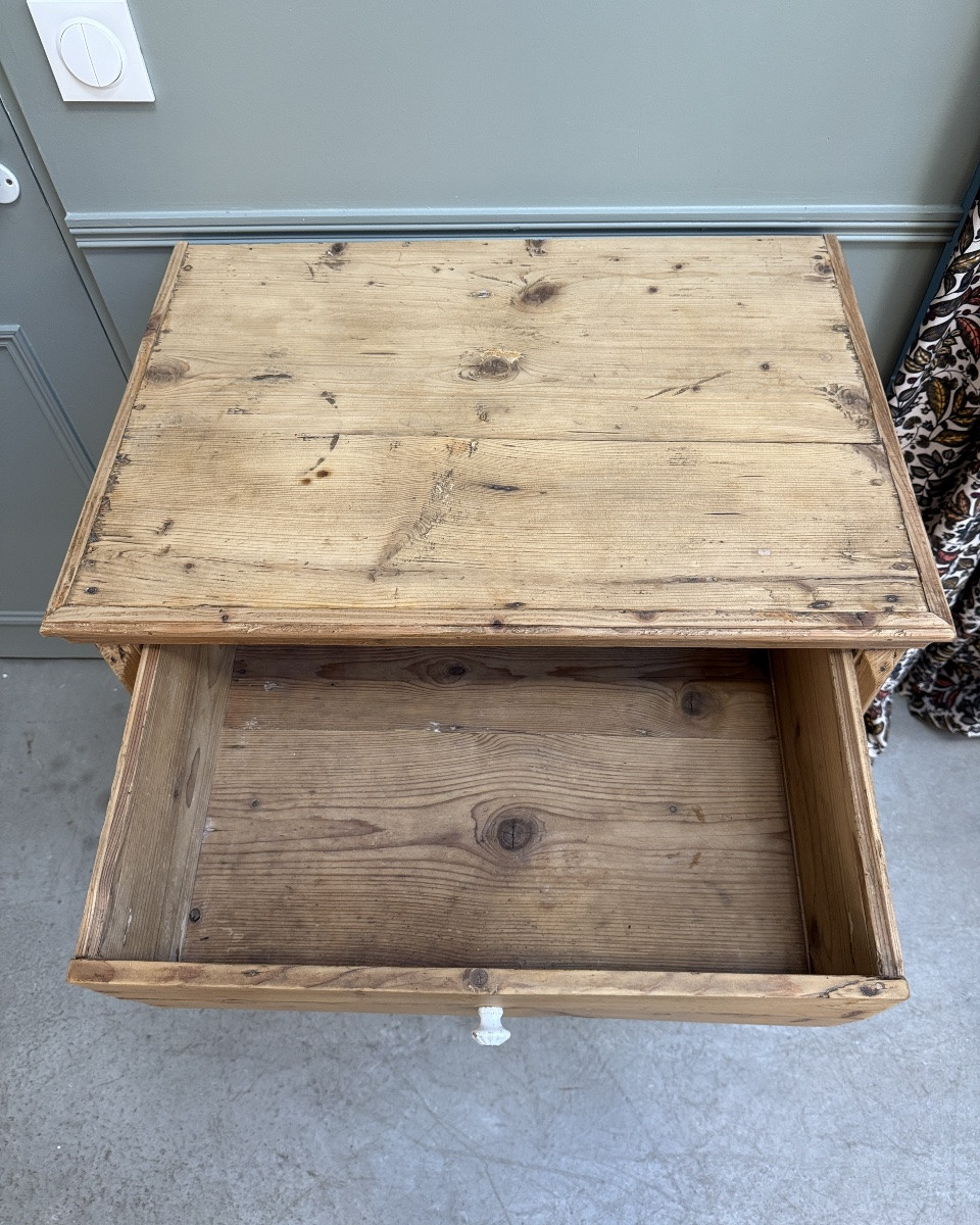 English Jam Cupboard In Solid Pine (renovated)-photo-4