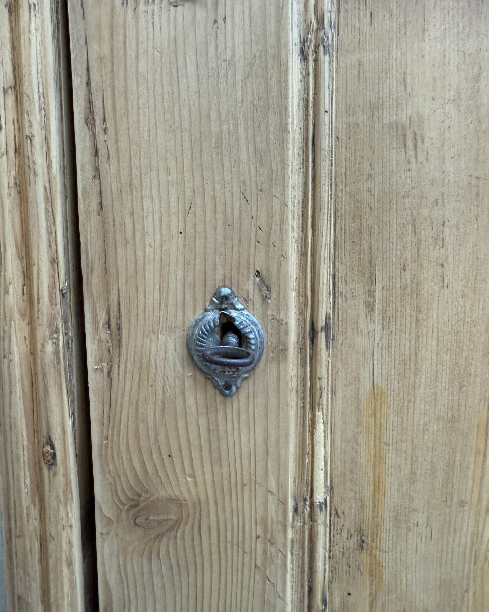 English Jam Cupboard In Solid Pine (renovated)-photo-7