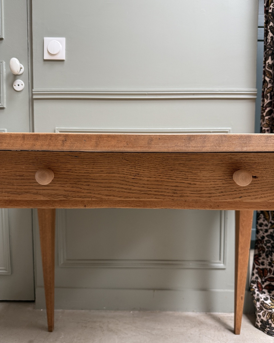 Desk With Spindle Legs-photo-1
